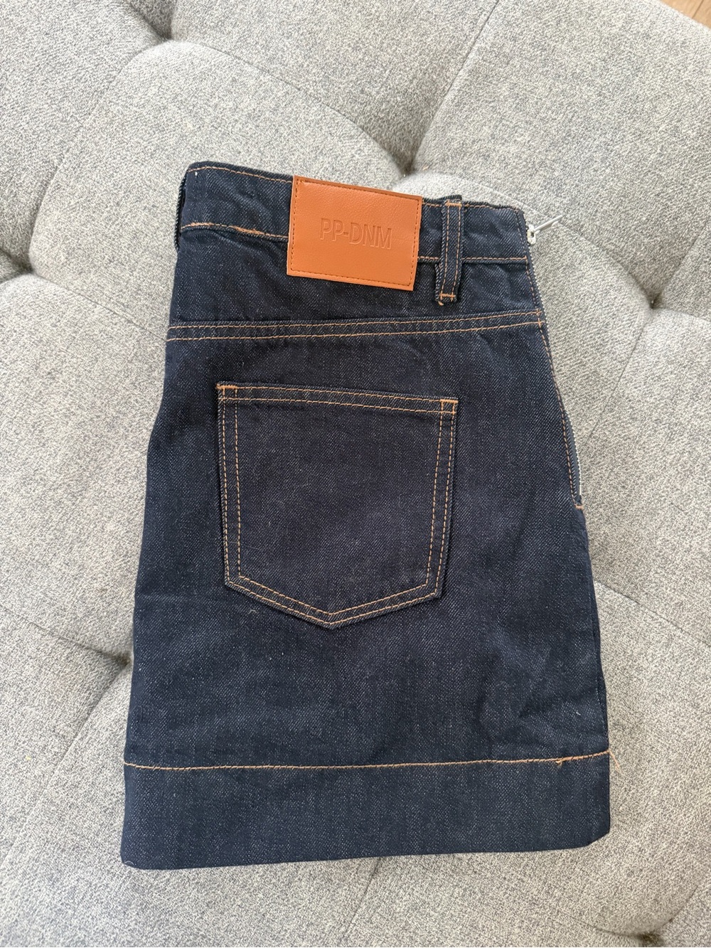 Princess Polly Dark Blue Women's Denim Skirt size 6